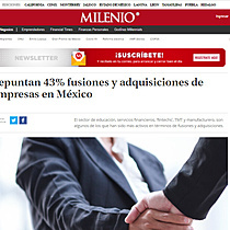Repuntan 43% fusiones y adquisiciones de empresas en Mxico